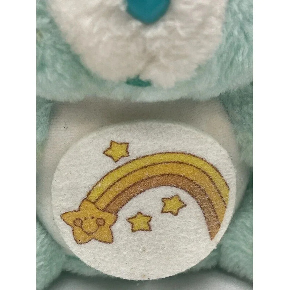 Vintage Care Bears Wish Bear Coin Bank 1984 American Greetings Corp Good Plush - Picture 3 of 16